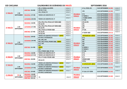 eoi chiclana calendario de exámenes de inglés septiembre 2016