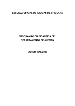 ESCUELA OFICIAL DE IDIOMAS DE CHICLANA