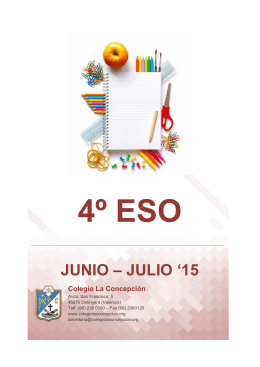4º ESO JUNIO - Colegio La Concepción