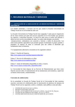 Recursos materiales - Oferta Académica
