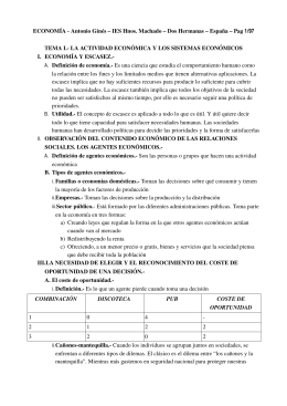 ECONOMÍA Antonio Ginés – IES Hnos. Machado – Dos Hermanas