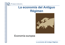 La economía del Antiguo Régimen - E
