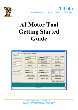 AI Motor Tool Getting Started Guide