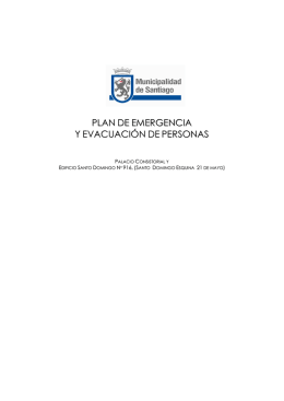PLAN DE EMERGENCIA Y EVACUACIÓN DE PERSONAS