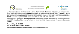 La Procuradora General del Principado de Asturias , María Antonia