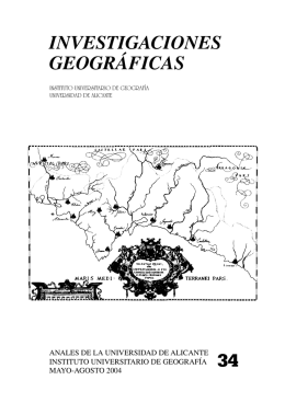 La geografía y las distintas acepciones del espacio geográfico