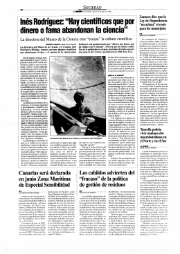 Hay científicos que por dinero o fama abandonan la ciencia