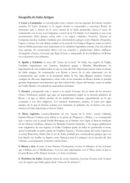 Geografía de Italia Antigua