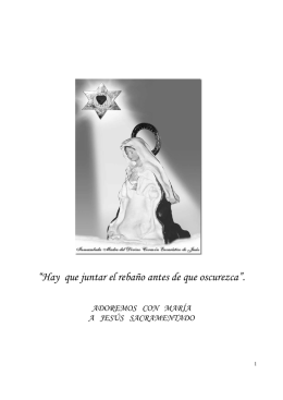 ADORACION EUCARISTICA Cancionero (miércoles de 20 a 21 hs)