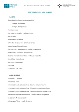 Composición de la sangre