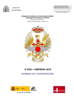 Procedimientos - Ministerio de Defensa de España