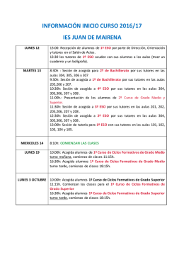 este calendario - IES Juan de Mairena