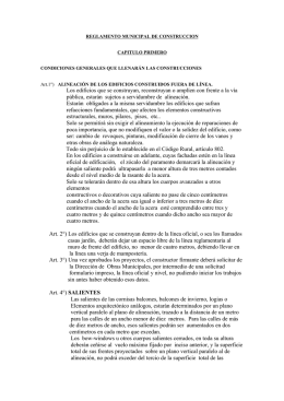 reglamento municipal de construccion