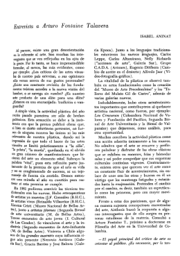 Entrevista a Arturo Fontaine