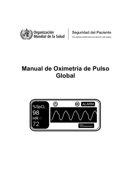 Manual de Oximetria de Pulso Global