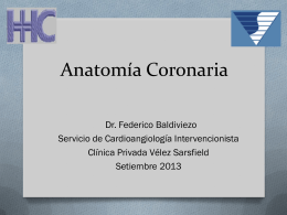 Anatatomia Coronaria