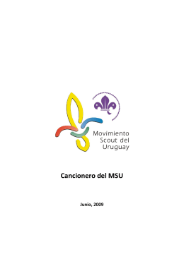 Cancionero del MSU - Movimiento Scout del Uruguay