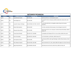 NOTARIOS PICHINCHA