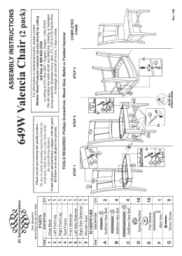 649W V alencia Chair - Whittier Wood Furniture