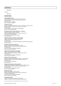 anexo i - Facultad de Filosofía y Letras
