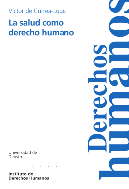 La salud como derecho humano - Publicaciones Universidad de