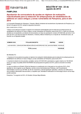 Boletín Oficial de Navarra Número 164 de 22 de agosto de 2014