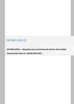 ISO 9001 (2015) - Acceso Global Consultores