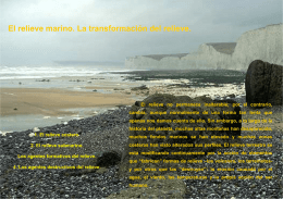 3. El relieve marino