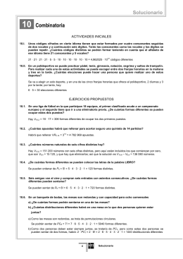 10 Combinatoria - IES Sant Vicent Ferrer
