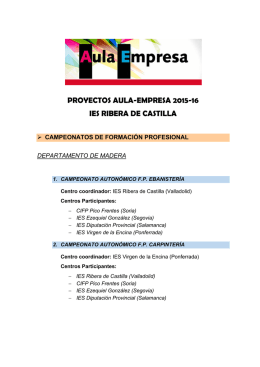 proyectos en el ies ribera - noticias del ies ribera de castilla