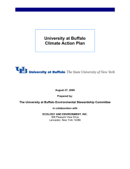 University at Buffalo Climate Action Plan