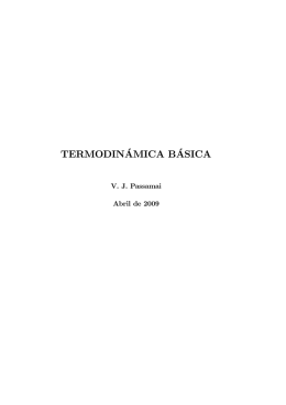 Apuntes de Termodinámica - Universidad Nacional de Salta