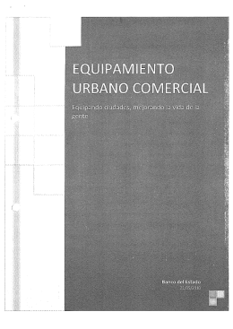 Equipamiento Urbano Comercial