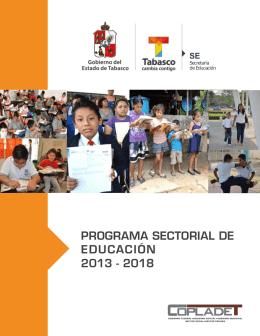 Programa Sectorial de Educación
