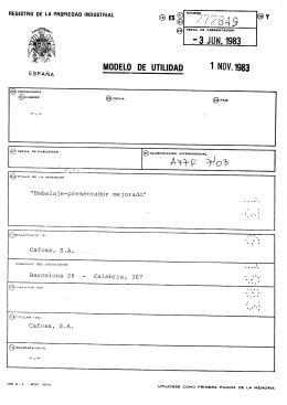 "EMBALAJE-PRESENTADOR MEJORADO"(ES0272849)