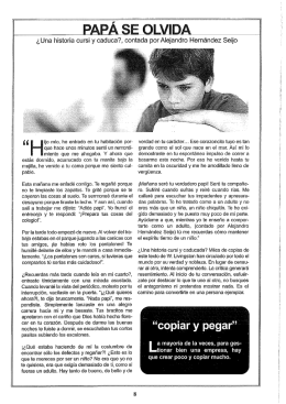 Artículo Papa se olvida