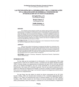 las tecnologías de la información y de la comunicación