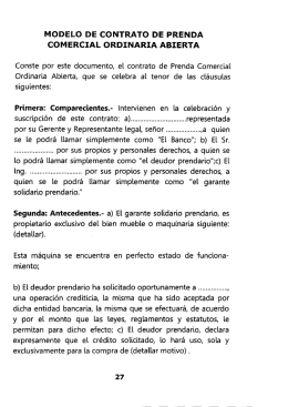 modelo de contrato de prenda comercial ordinaria abierta