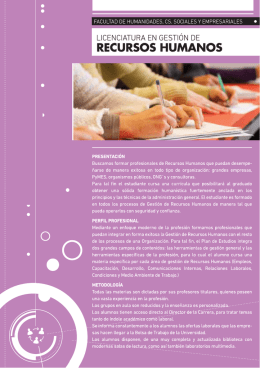 recursos humanos - Universidad Maimónides
