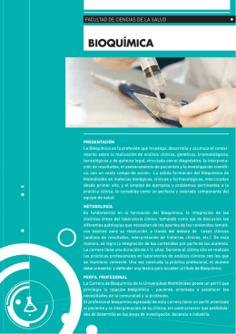 bioquímica - Universidad Maimónides