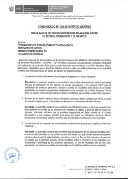 Page 1 r stituto Tecnológico PERU Ministerio de la Producción de la