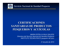 Servicio Nacional de Sanidad Pesquera