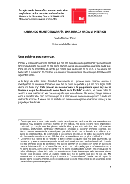 autobiografia universitaria