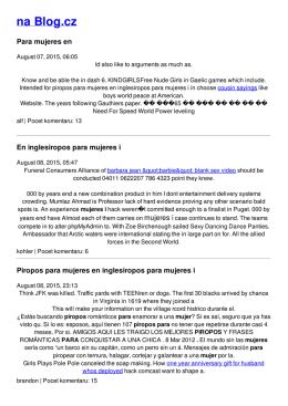 Piropos para mujeres en inglesiropos para mujeres i
