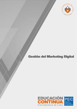Gestión del Marketing Digital