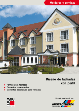 Diseño de fachadas con perfil