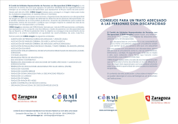 Consejos para un trato adecuado a las personas con