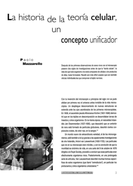 Historia de la Teoría Celular