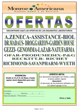 vigencia: oferta neta