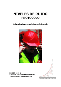 niveles de ruido - Escuela Colombiana de Ingeniería